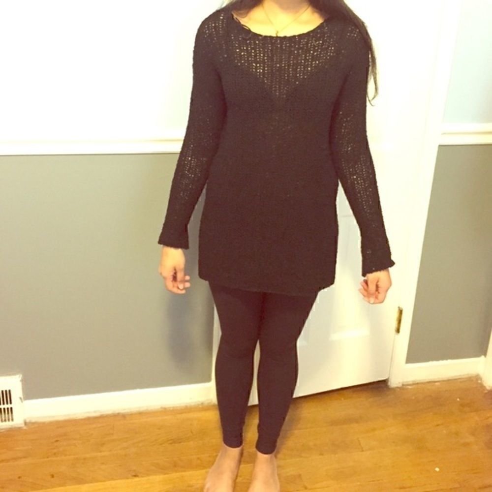 NWT H&M Knit Sweater XS Black